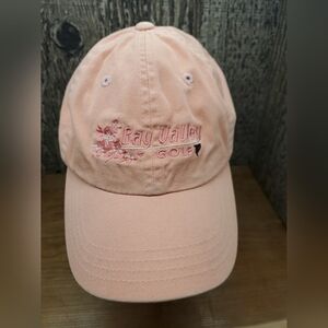 Bay Valley Golf Womens Pink Adjustable Strapback Baseball Hat Cap One Size
